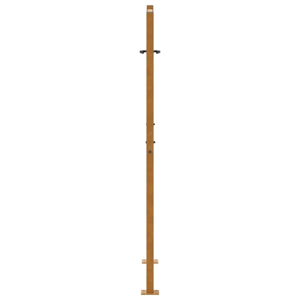 vidaXL havelåge 105x130 cm rustfrit stål med bladmønster