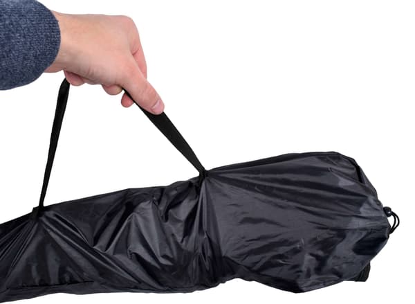 HUGO hopfällbar campingstol svart