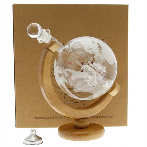 GLOBE WHISKY ALKOHOL KARAFFEL GAVE