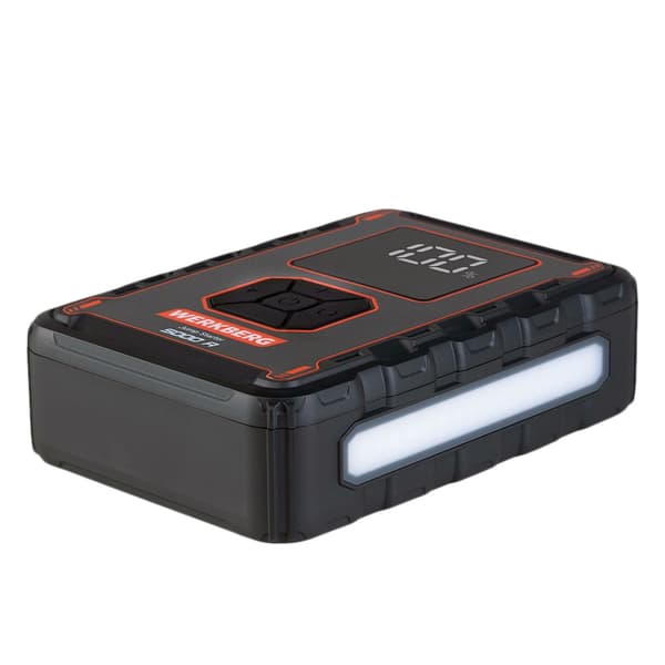 Werkberg AL008 starttiapulaite 32000mAh 2500A/5000A kompressorilla
