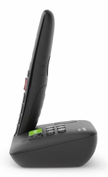 GIGASET E290A — kablet telefon med telefonsvarer, sort
