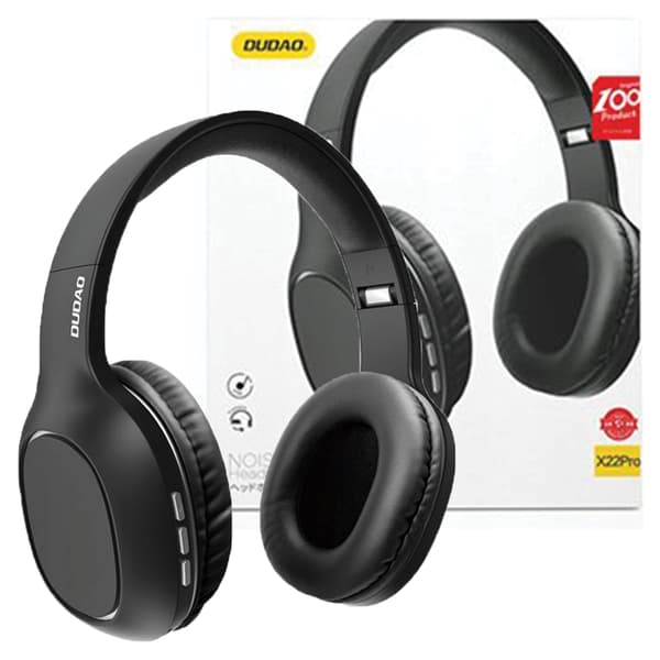 Dudao X22Pro On-Ear Trådløse Bluetooth 5.3 Hovedtelefoner - Sort