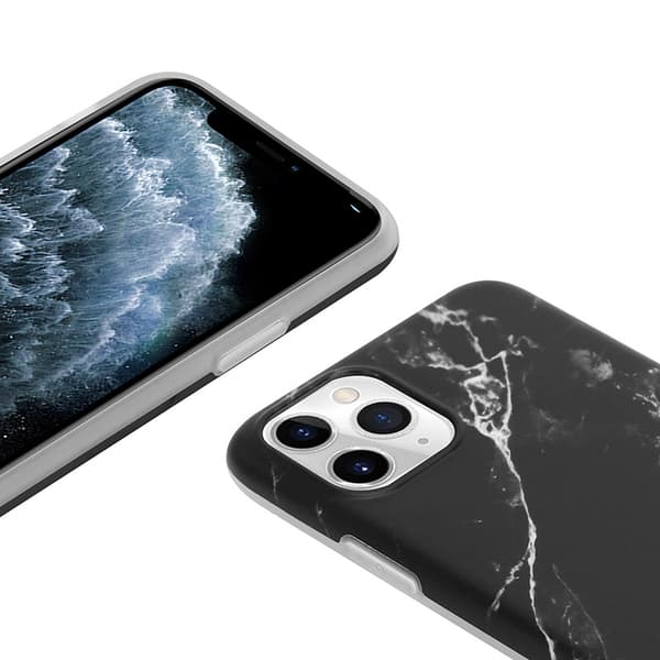 Crong Marmor Etui - iPhone 11 Pro Etui (Sort)