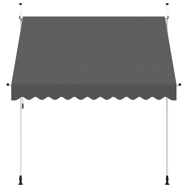vidaXL manuel rullemarkise, 250 cm, antracit