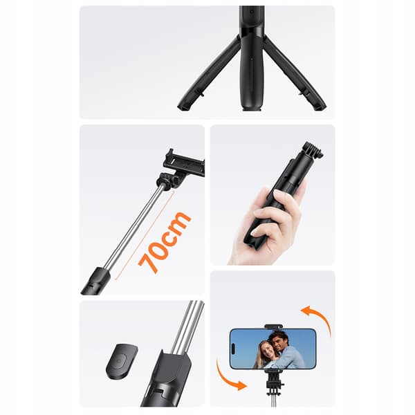 MCDODO SELFIE STICK STATIV MED BLUETOOTH LÅNGT STATIV FÖR IPHONE SAMSUNG