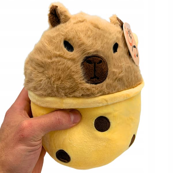 kapibara shake pudding squish bamse 20 cm