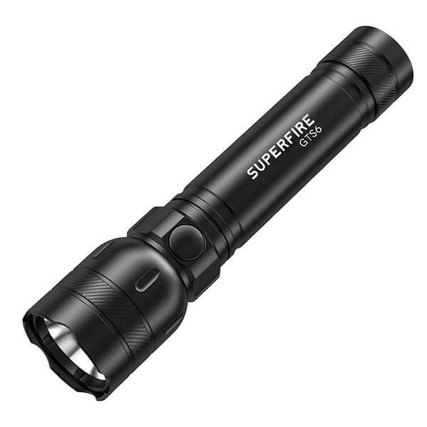 Superfire GTS6 ficklampa, 360 lm, USB-C