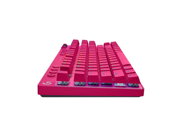 Logitech PRO X TKL-tastatur, lyserødt
