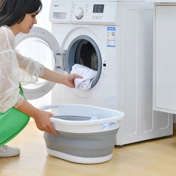 AIDA oval foldeskål cm hvidgrå COMPACT 25L