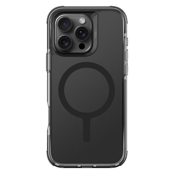 UNIQ etui Combat iPhone 16 Pro Max 6.9 Magclick Opladning sort/kulstofsort