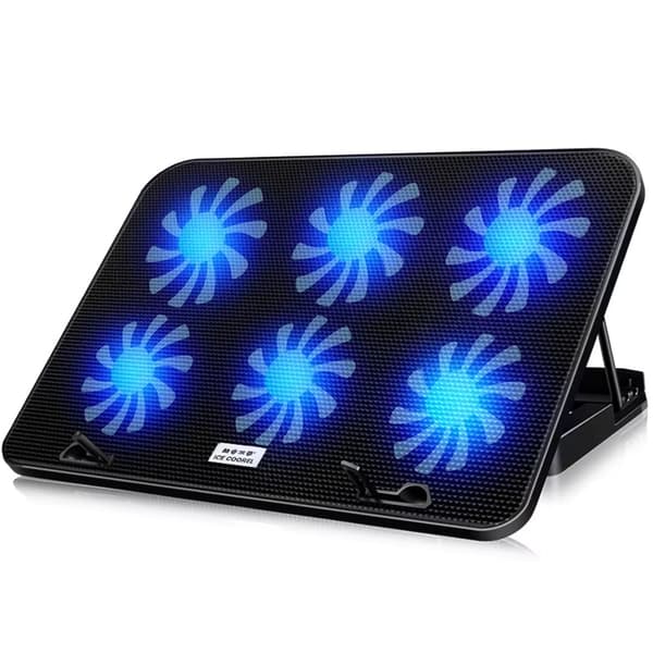 Strado LCP6 ​​​​Laptop Kølemåtte - Sort