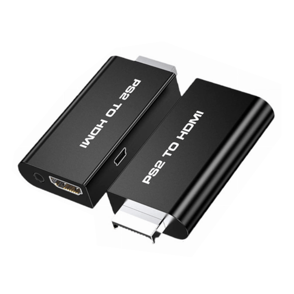 PlayStation PS2 til HDMI + audio jack 3,5mm konverter adapter