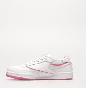 Reebok Club C Revenge nahkakengät 32 kolmella raidalla musta tausta