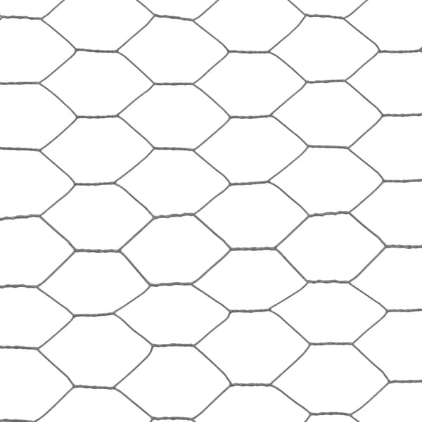 vidaXL stål- og PVC-nethegn 25x0,75 m grå