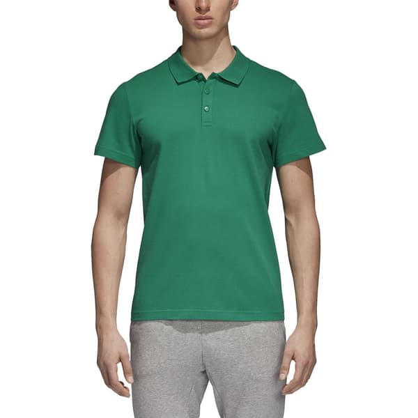 Herrgrön Adidas ESSENTIALS BASIC pikétröja M