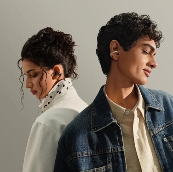 REALME Buds Clip trådløse øretelefoner (TWS) titaniumsorte