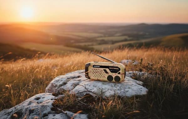 Blaupunkt ER10DC Survival radio erämaalausväri