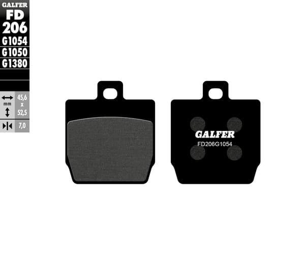 GALFER JARRUPALAT KH268 PUOLIMETALLISET
