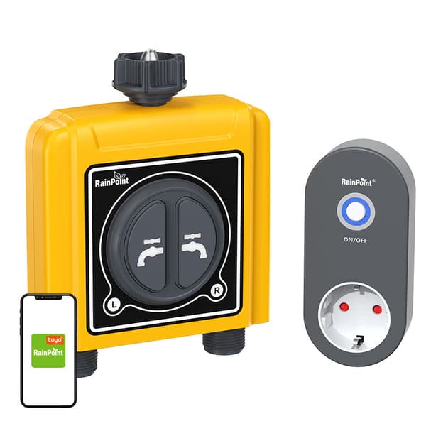 RainPoint 2-zone vandingscontroller med app