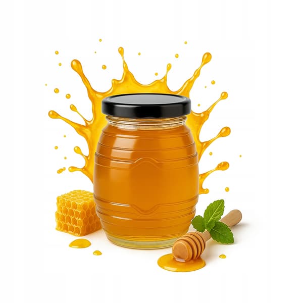 Glasburk UL 100 ml för honung, sylt, kryddor, presenter, gör-det-själv-glasflaskor