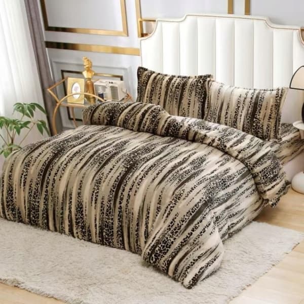 Polarvuodevaatteet Parylux Leopardinraidat Peite 1 kpl 140x200cm