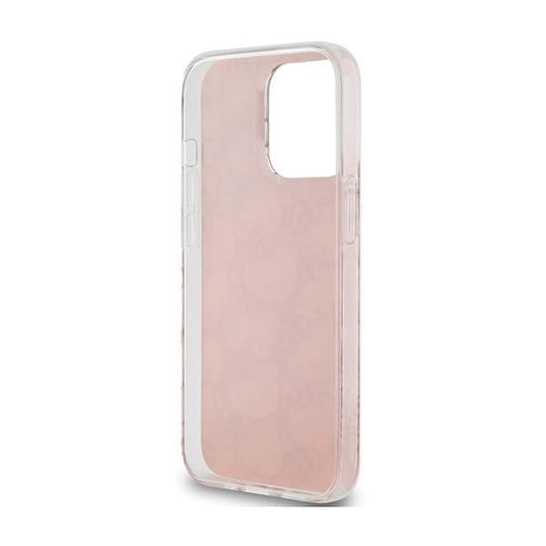 Hello Kitty IML Gradient Electrop Crowded Kitty Head - iPhone 14 Pro Max -suojakuori (Vaaleanpunainen)