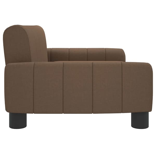 vidaXL hundeseng, brun, 70x45x30 cm, stof