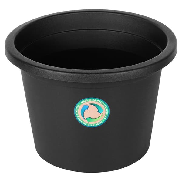 havepotte plastik sort rund 34 cm