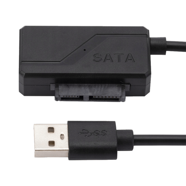 Kabeladapter USB 2.0 Slimline Slim SATA 7+6 13-pin