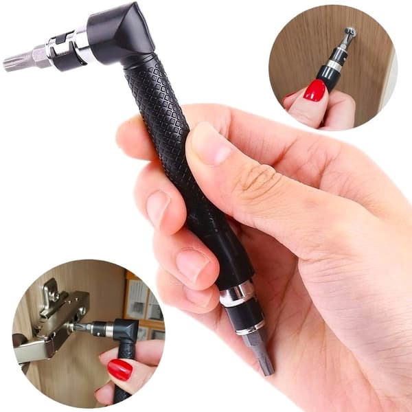 VINKELSKRUVMEJSEL BITSHÅLLARE BITS 1/4 BIT SKRUVMEJSELADAPTER