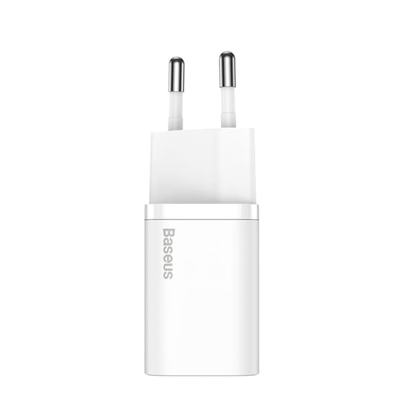 Baseus Super Si snabbladdare 1C 25W (vit)