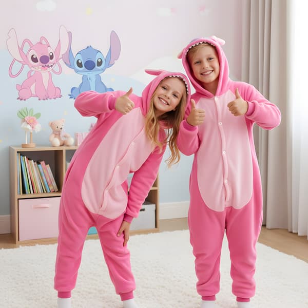 Kigurumi-pyjamas för barn, 95-105 cm, Stitch
