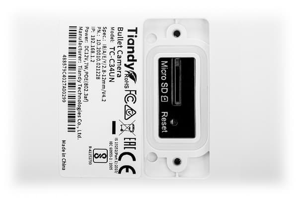 Tiandy TC-C32UN IP-kamera 1080p 2,8-12mm teleobjektiv säkerhetskamera