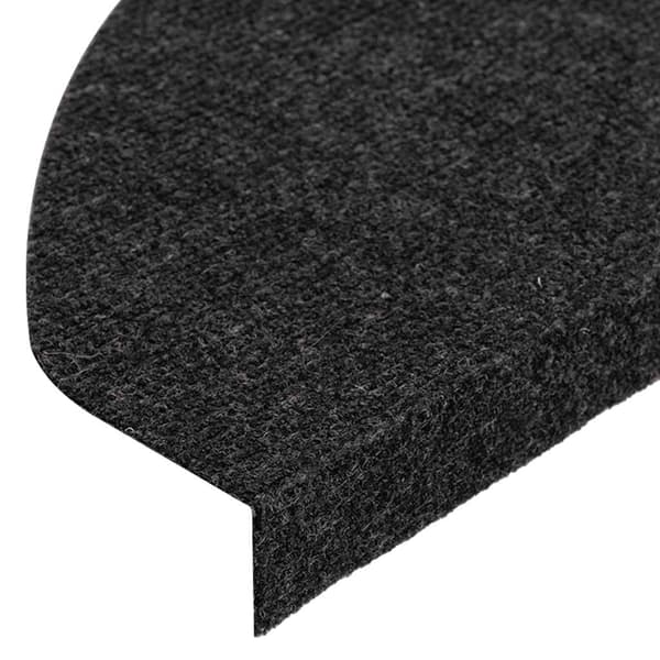 vidaXL selvklæbende trappetrin, 10 stk., sorte, 65x22,5x3,5cm