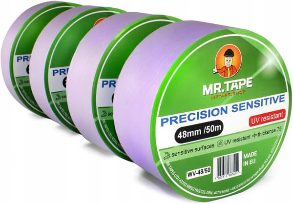 PRÆCISIONSPAPIR WASHI VIOLET TAPE 30 mm/50 m UV-RESISTENT