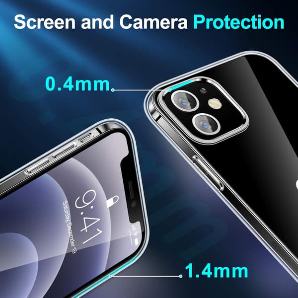 FODRAL TILL APPLE IPHONE 12 MINI SILIKONKLART A2176 A2398