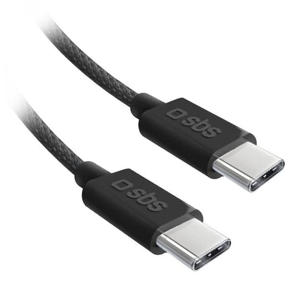 USB-C-kaapeli SBS 1.5m Musta TECABLETISSUETCCK