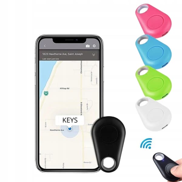Nøglering med GPS-lokalisering i realtid