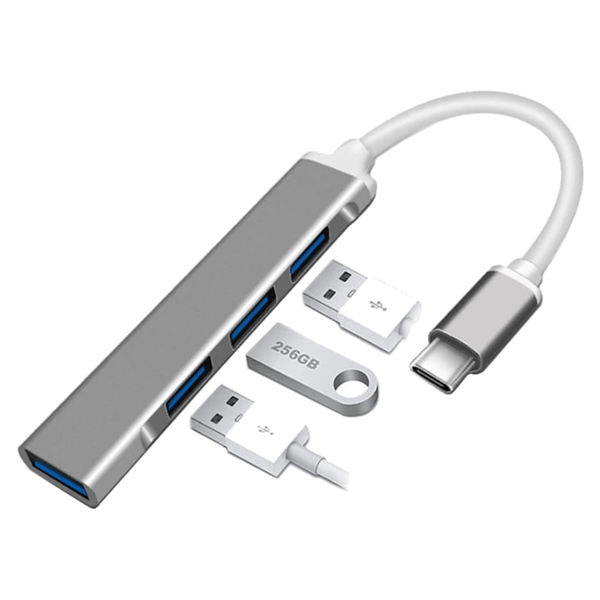 Hub Adapter USB-C 3.1 til 3 x USB 2.0 1 x USB 3.0 4 porte til laptop