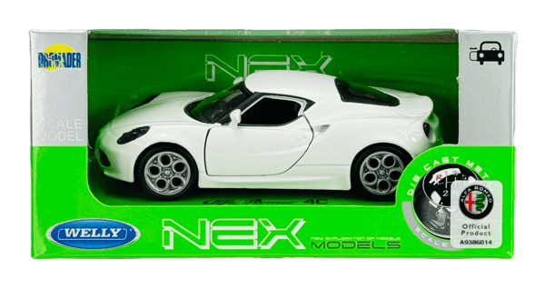WELLY ALFA ROMEO 4C VIT 1:34 43676