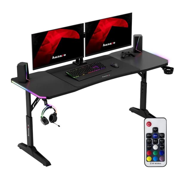 Huzaro Hero 4.6 RGB-spelbord, justerbar höjd
