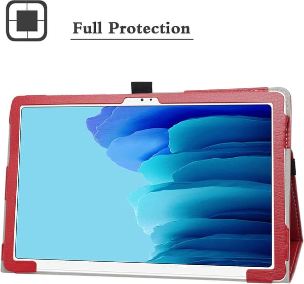 RØDT LUKKET ETUI TIL SAMSUNG GALAXY TAB A7 10.4'