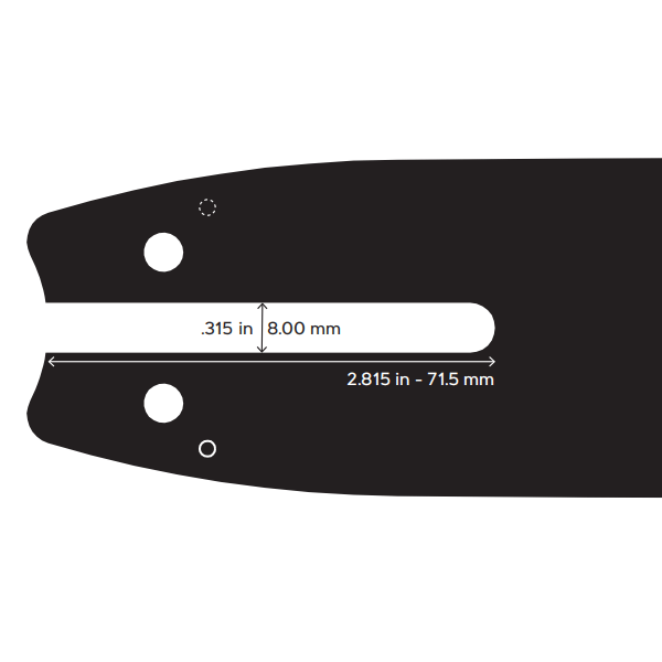 Køreskinne til Oregon AdvanceCut 140SXEA074 14" 3/8" 1,3mm 50 led