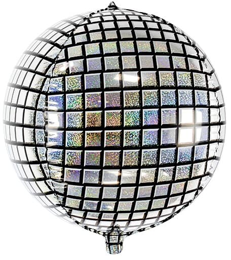 Diskobold folieballon 40 cm 1 stk.