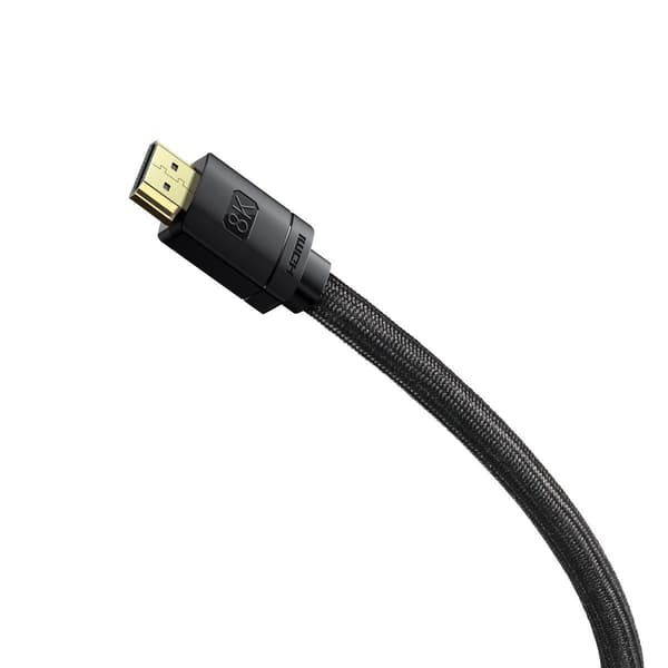 Baseus High Definition Series HDMI 2.1-kabel, 8K 60Hz, 3D, HDR, 48Gbps, 2m (sort)