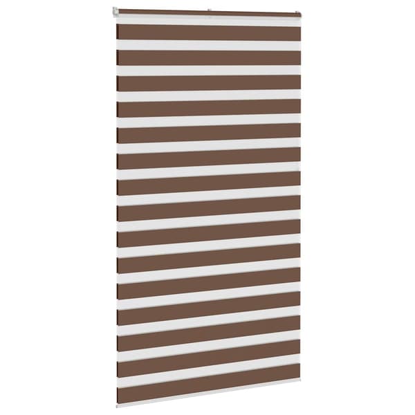 vidaXL Zebra rullegardin, birk, stofbredde 125,9 cm, polyester