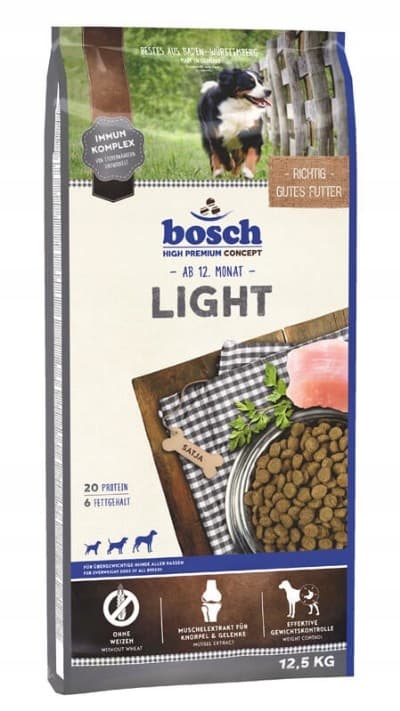 Bosch Light torrfoder för hundar 12,5 kg kalorifattigt