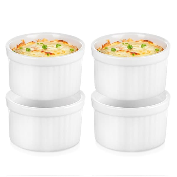 Porslinsskålar för snacks 6 cm, 40 ml, 4 st
