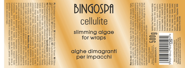 Slankemiddel mod alger til bingospa cellulite-indpakninger