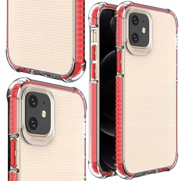 SPRING ARMOR -KUORI IPHONE 12 MINILLE PUNAINEN